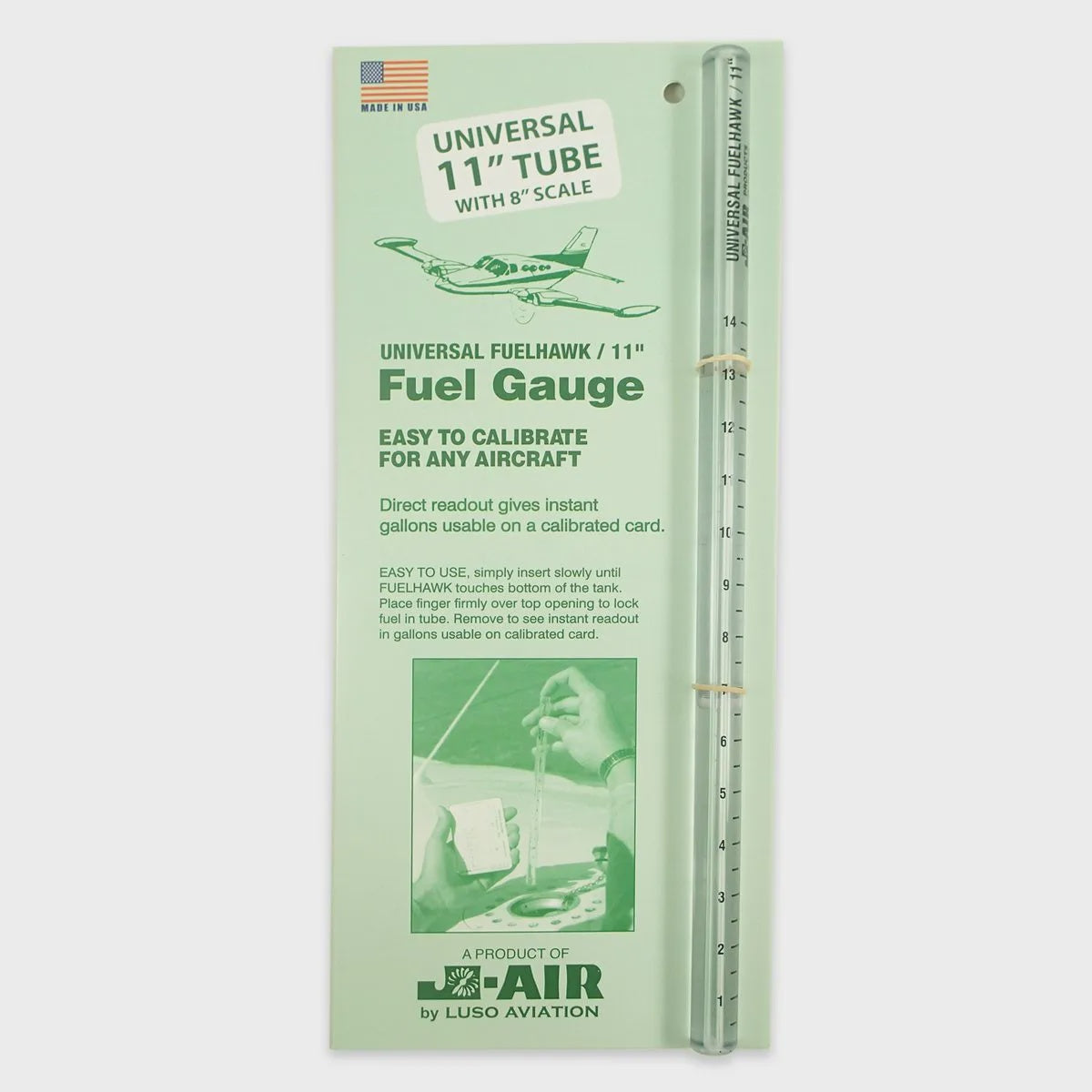 Universal Fuelhawk - 11" Fuel Gauge
