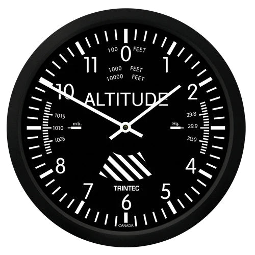 9060-10 Trintec Altimeter Wall Clock