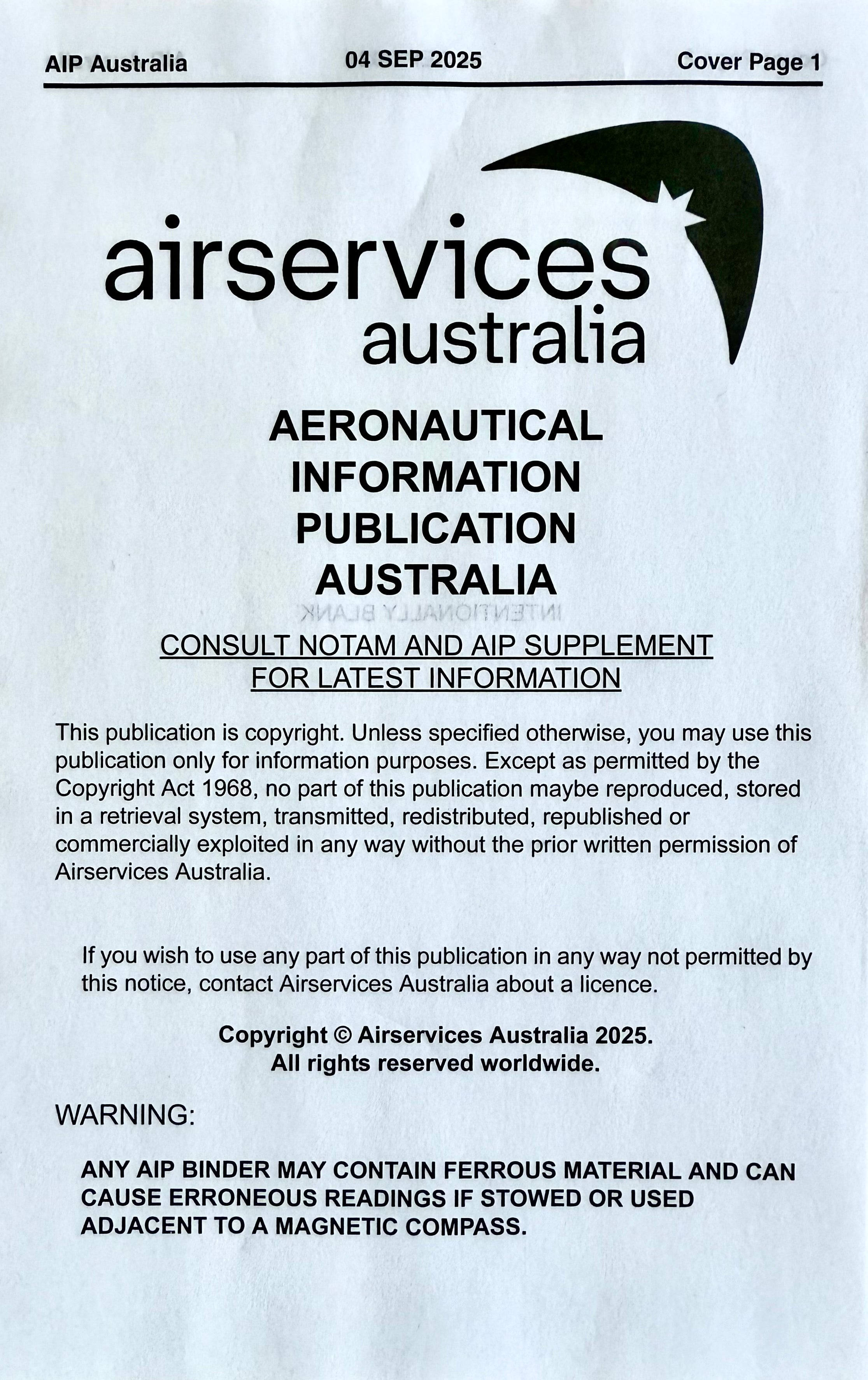 Aeronautical Information Publication (AIP)