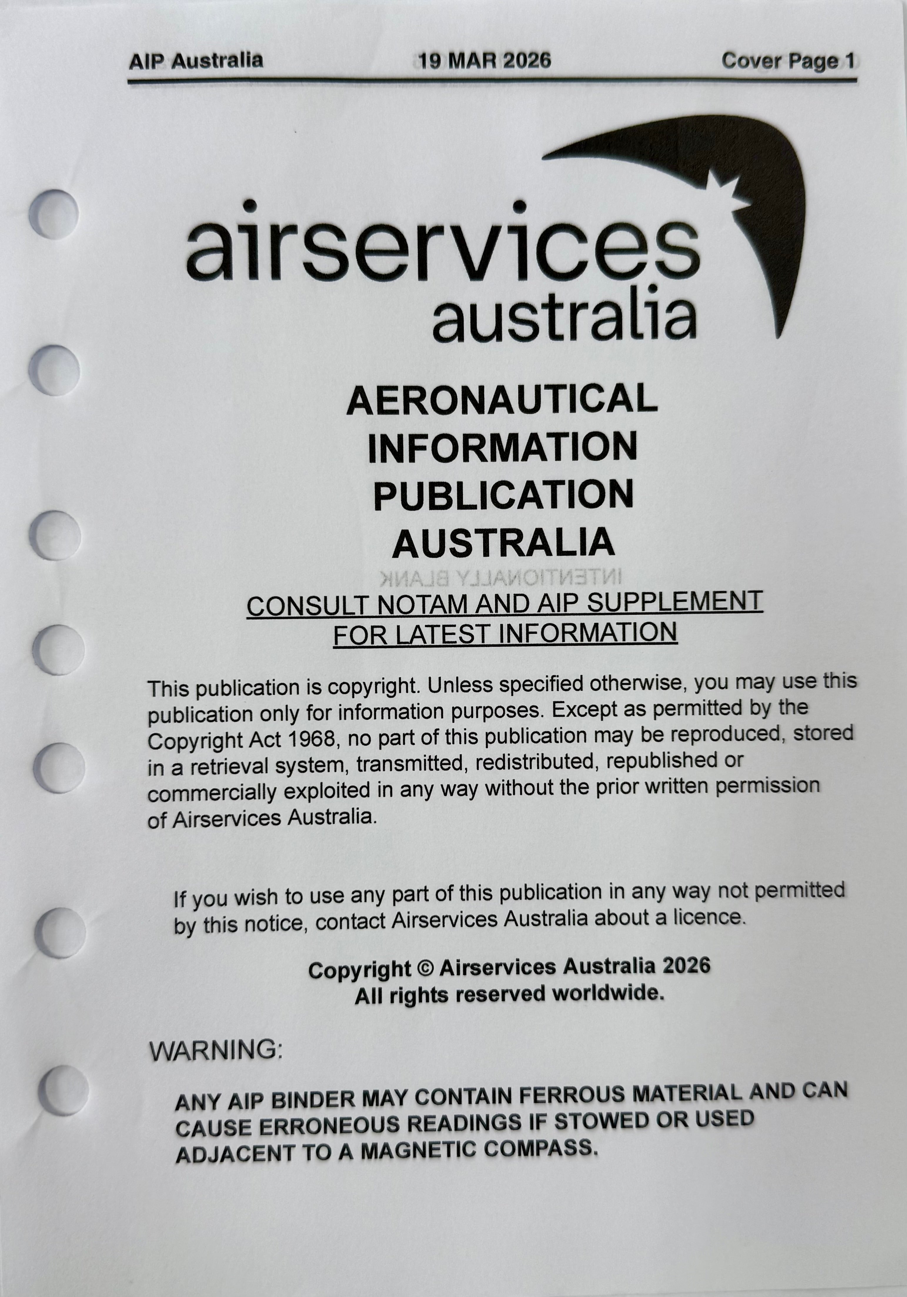 Aeronautical Information Publication (AIP)