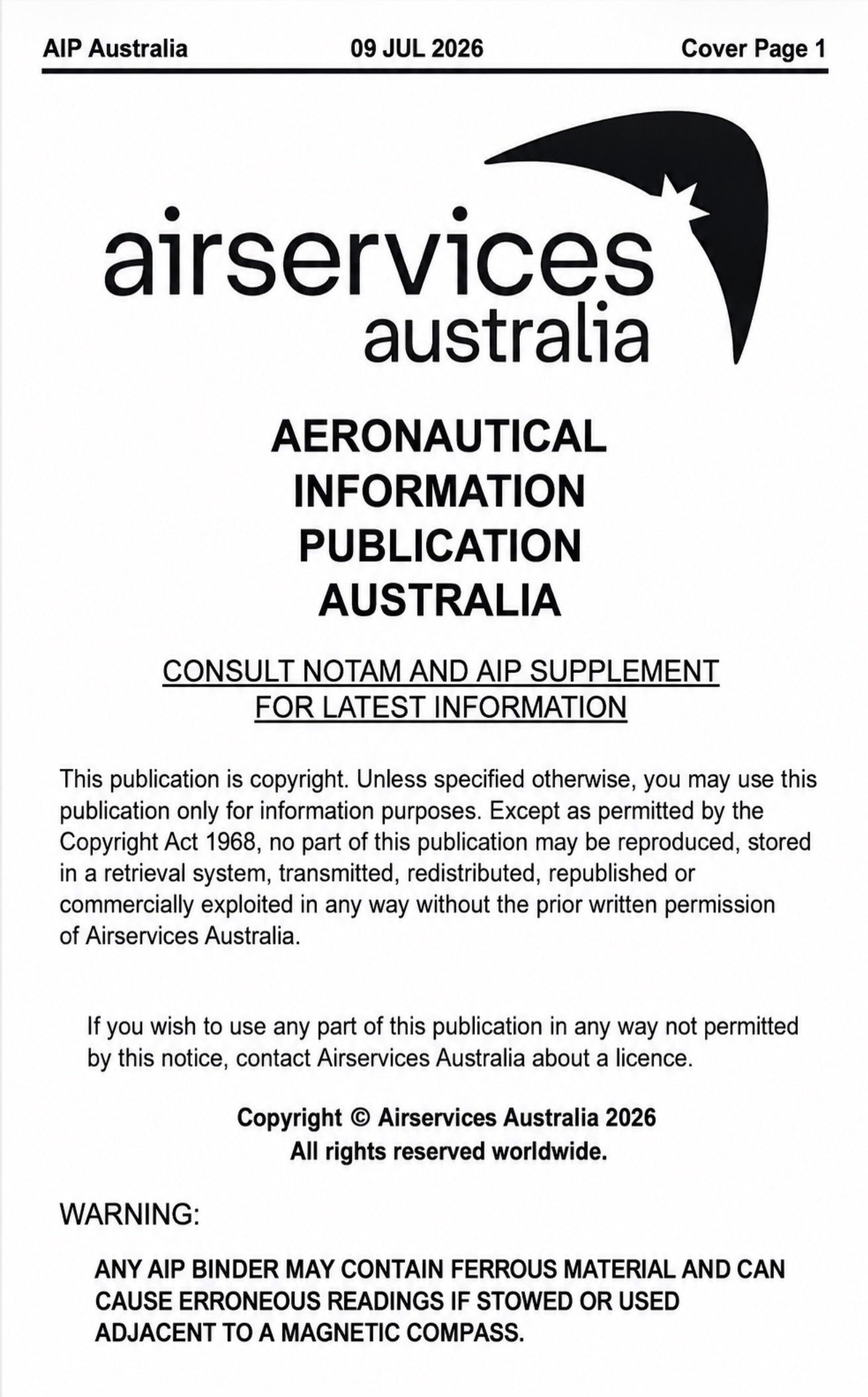 Aeronautical Information Publication (AIP)