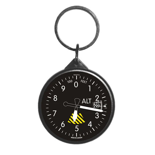 Classic Altimeter Round Keychain