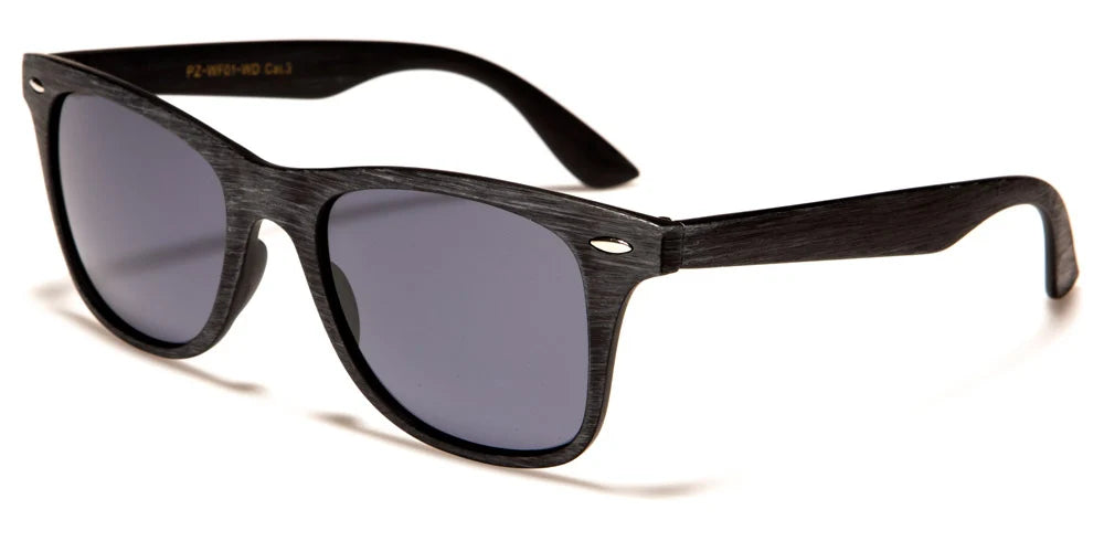 Classic Polarized Wood Print Sunglasses