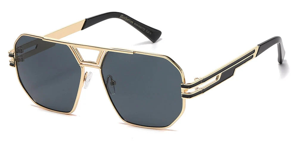 Manhattan Squared Non-Polarized Aviator Sunglasses
