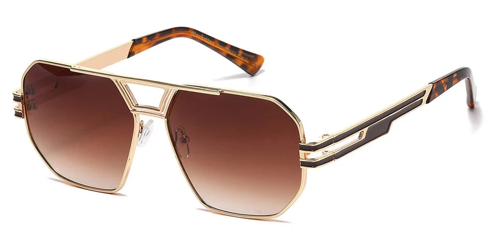 Manhattan Squared Non-Polarized Aviator Sunglasses