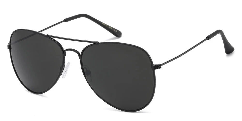 DeLuxe Classic Non-Polarized Aviator Sunglasses