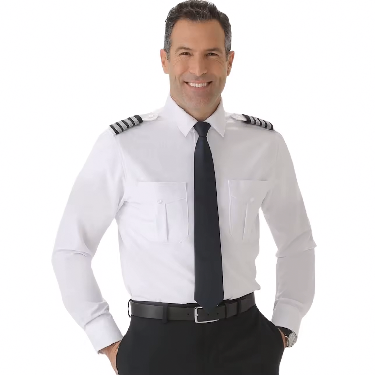 Men's Pilot Shirt - Long Sleeve - East Fit