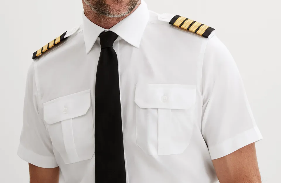 Men's Premium Cotton-Rich Pilot Shirt