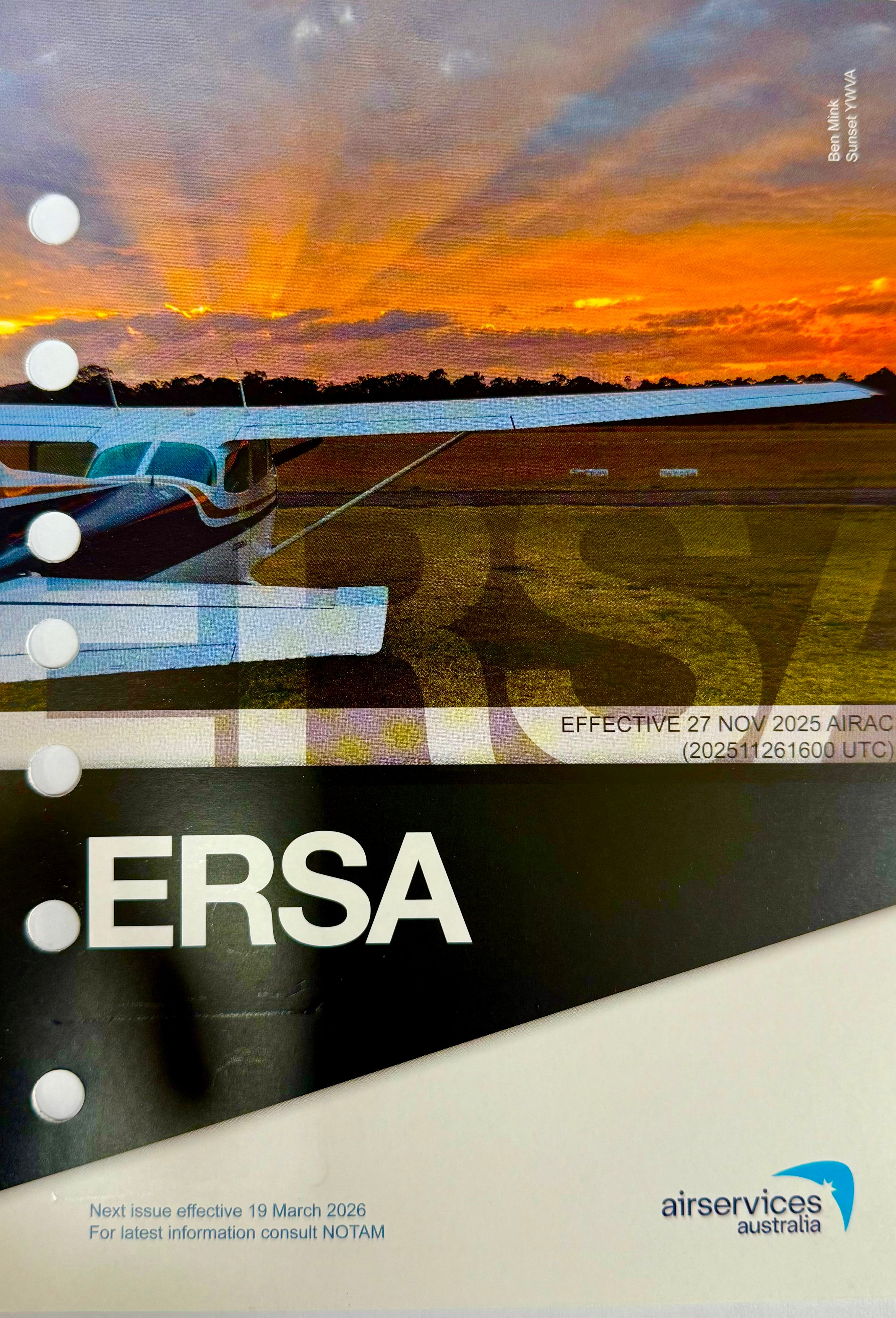ERSA Loose Leaf with RDS Effective 27th November 2025