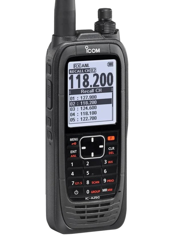 Icom IC-A25CE Airband VHF Handheld Transceiver 6 Watt (PEP)