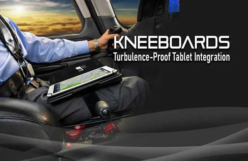 Pilot using tablet kneeboard in Australia.