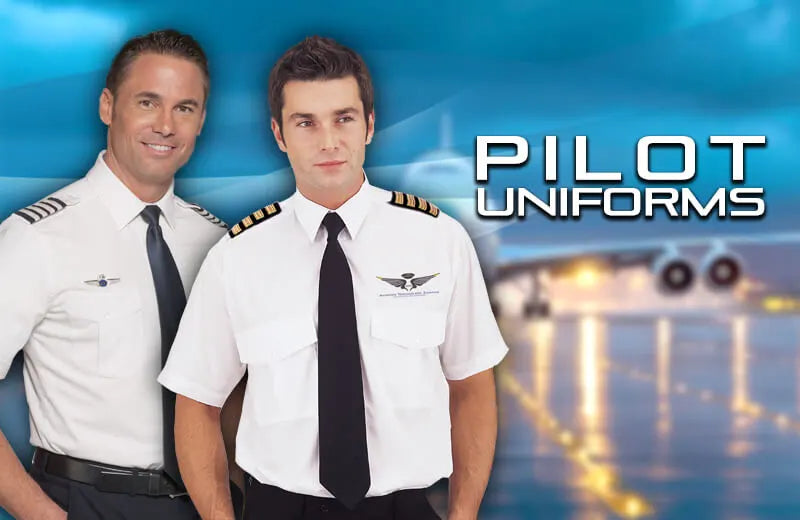 Two pilots in uniform in Australia.