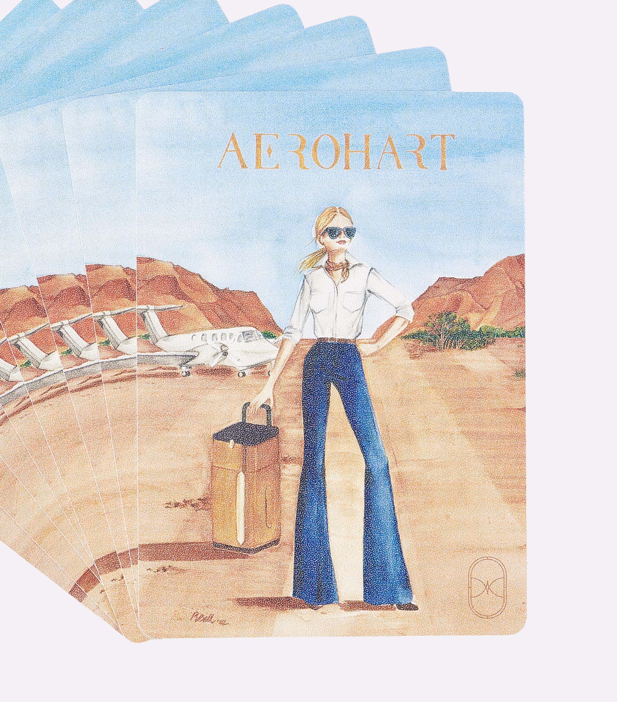 Aerohart Flight playing cards