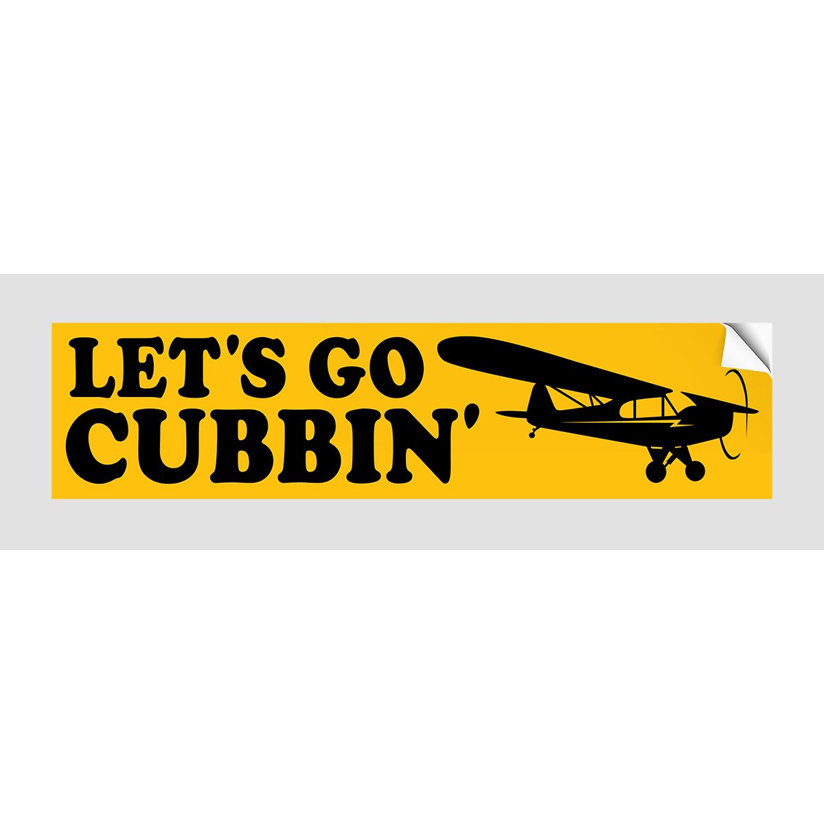 Let's Go Cubbin' Sticker