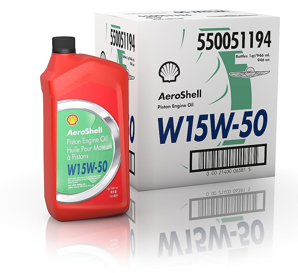 Aeroshell Oil W 15W-50 Carton 6 QT( Instore Only Does Not Ship)