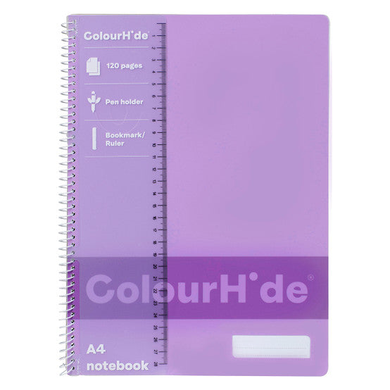 ColourHide A4 Notebook 120 Pages