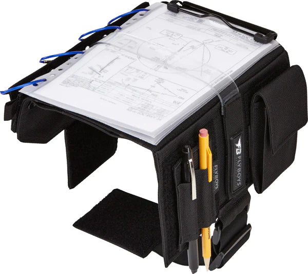 reversible kneeboard with clipboard