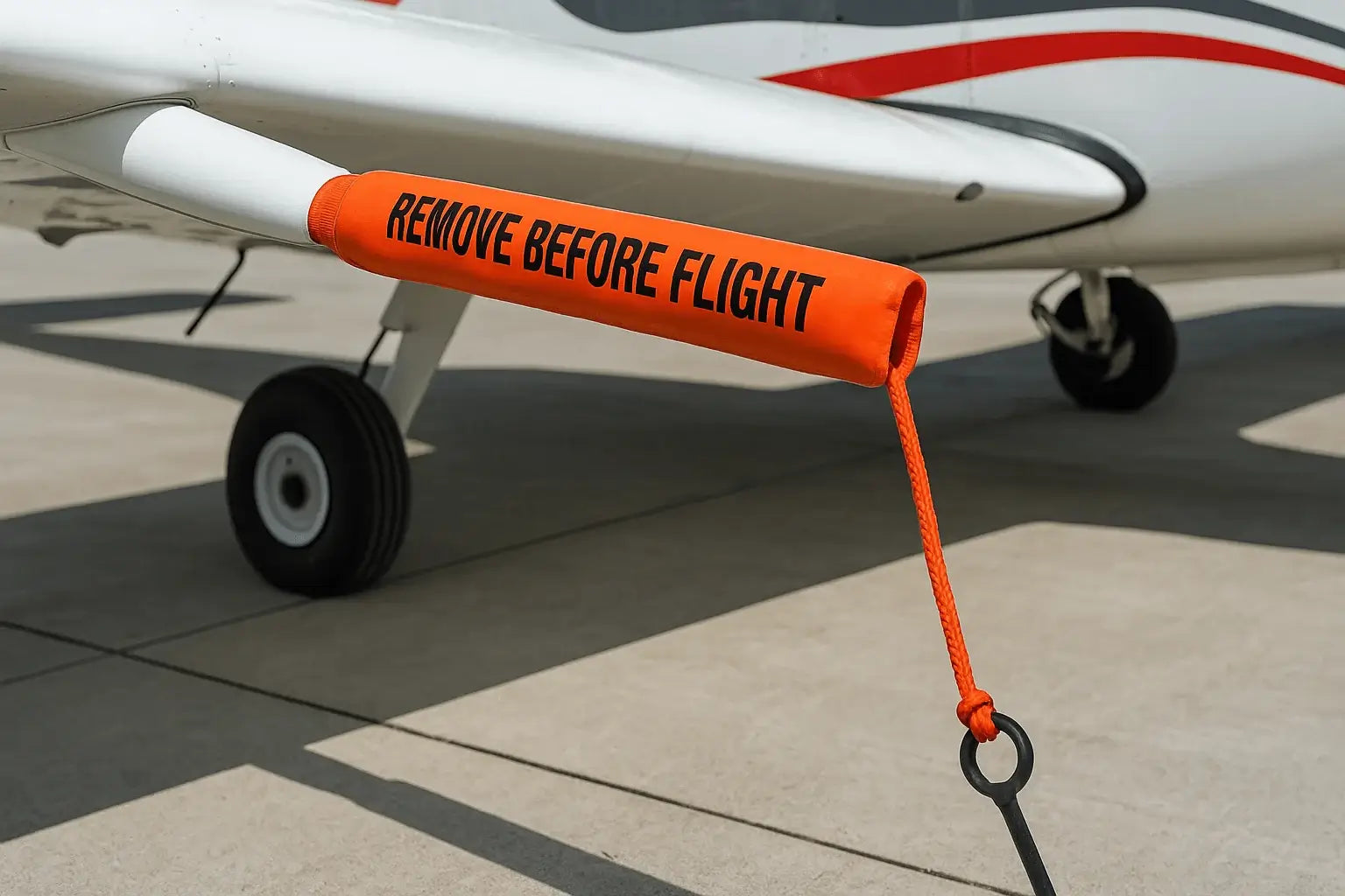 pitot tube covers and tie down