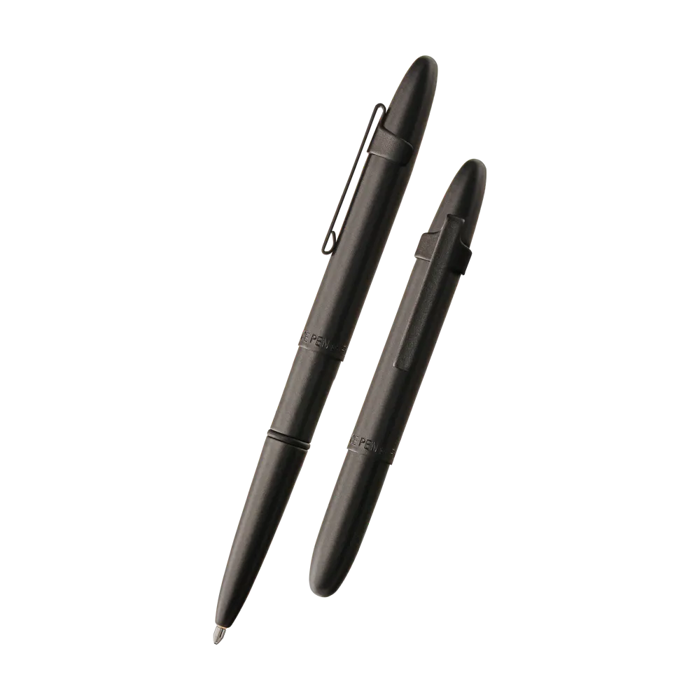 FISHER SPACE PEN MATTE BLACK BULLET -BLACK CLIP