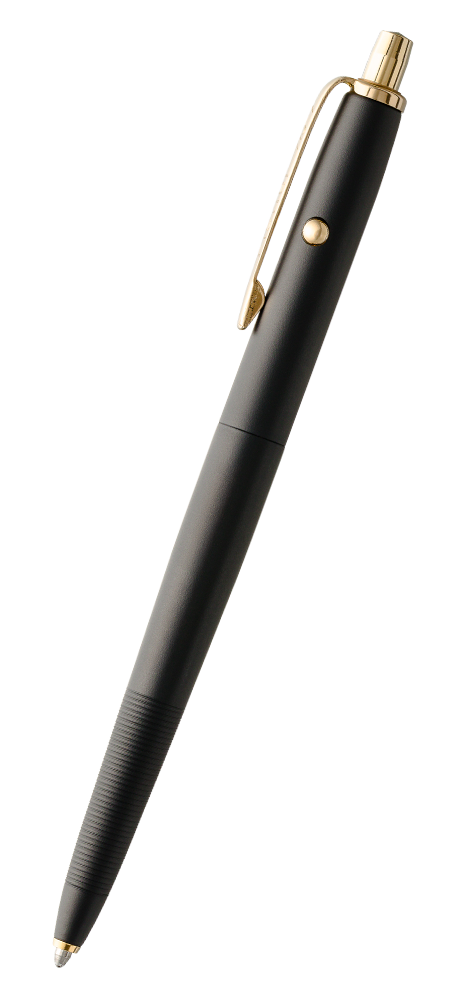 Graphite Black Cerakote Astronaut Space Pen, Solar Flare Gold Titanium Accents