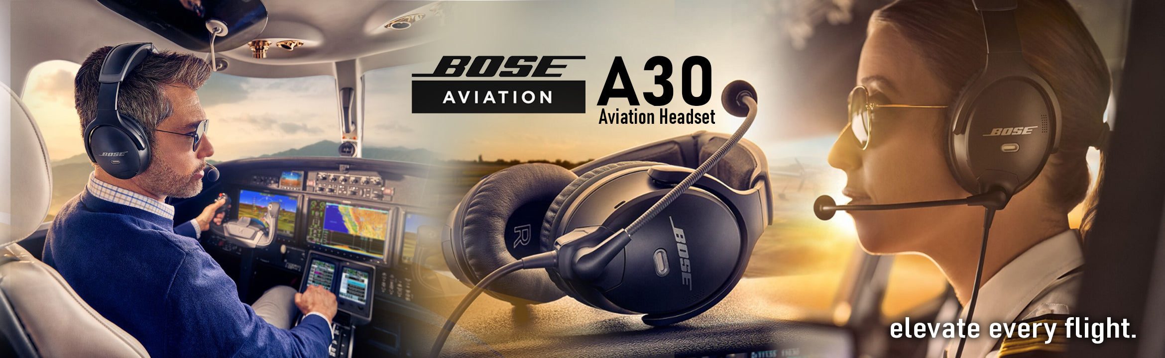 Bose A30 Aviation Headset - The Aviator Store