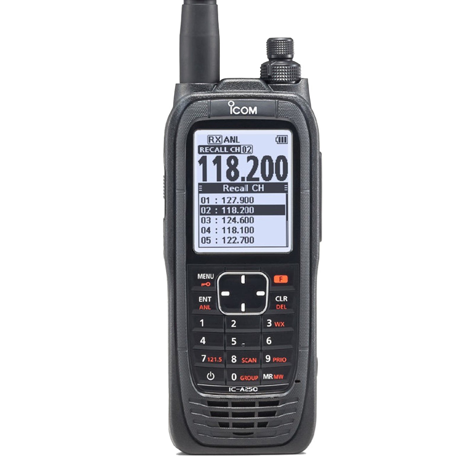 Icom IC-A25CE Airband VHF Handheld Transceiver 6 Watt (PEP)