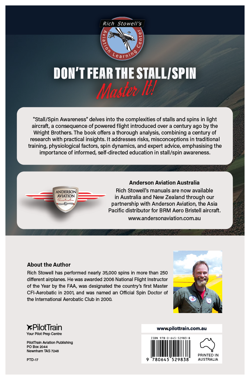 Stall/Spin Awareness by Rich Stowell