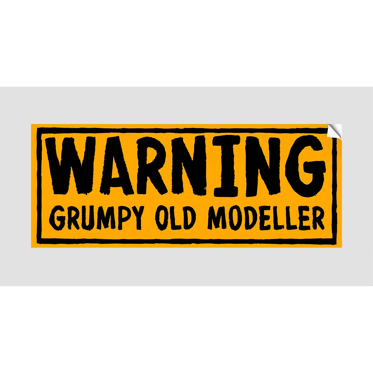 GRUMPY OLD MODELER STICKER