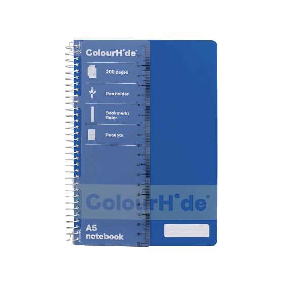 ColourHide A5 Notebook 200 Pages – Navy