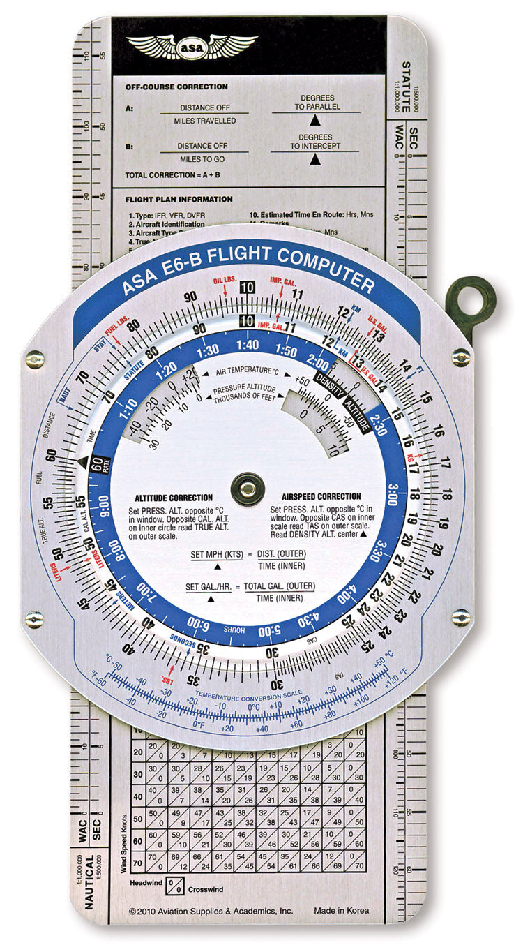 ASA Colour E6B Flight Computer