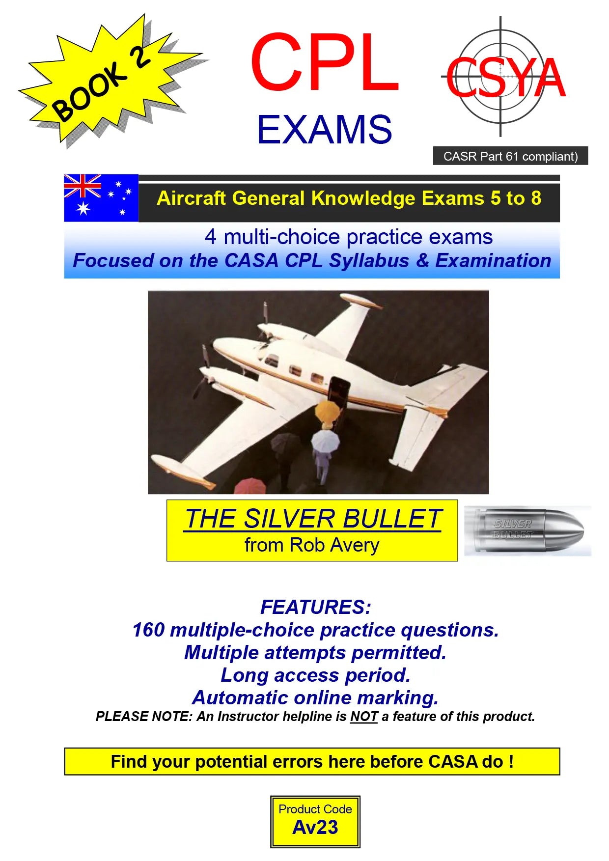 4 CPL Aircraft General Knowledge Practice Exams 5-8