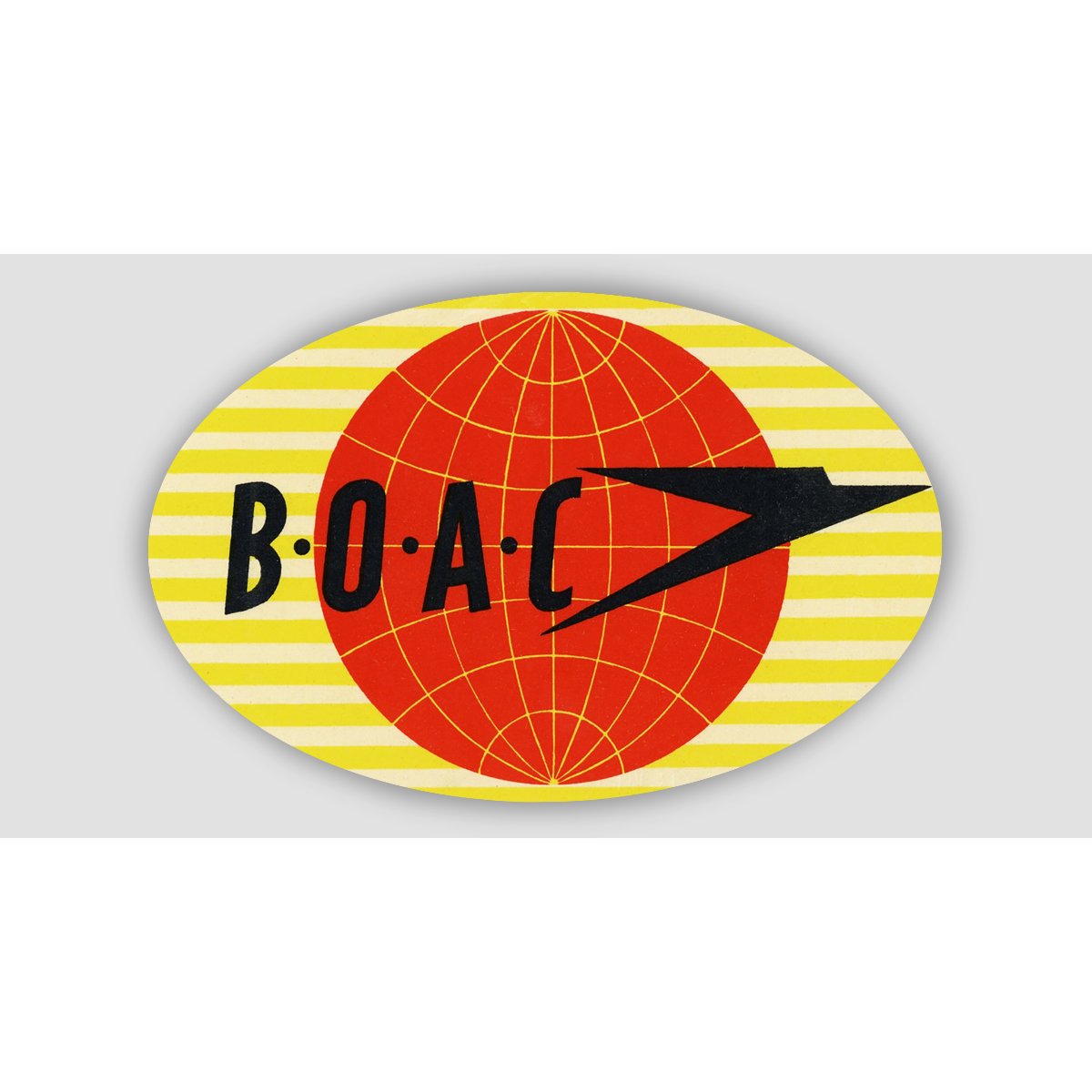 BOAC RETRO Sticker