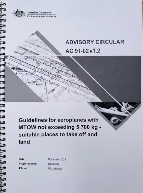 CASA Advisory Circular 91-02 - Guidelines for Aeroplanes not Exceeding 5700kg MTOW