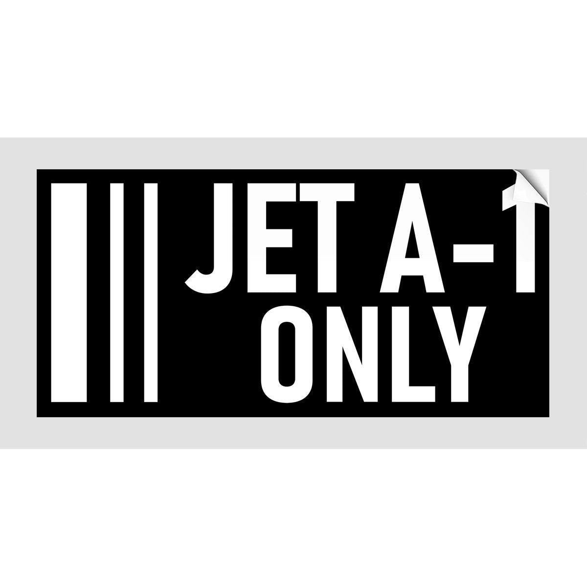 JET A1 ONLY Sticker