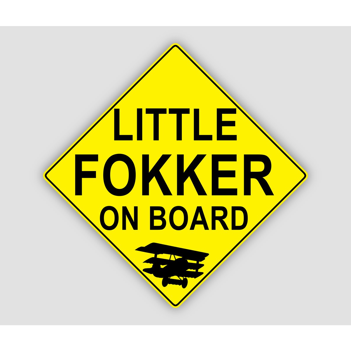 LITTLE FOKKER ON BOARD Sticker
