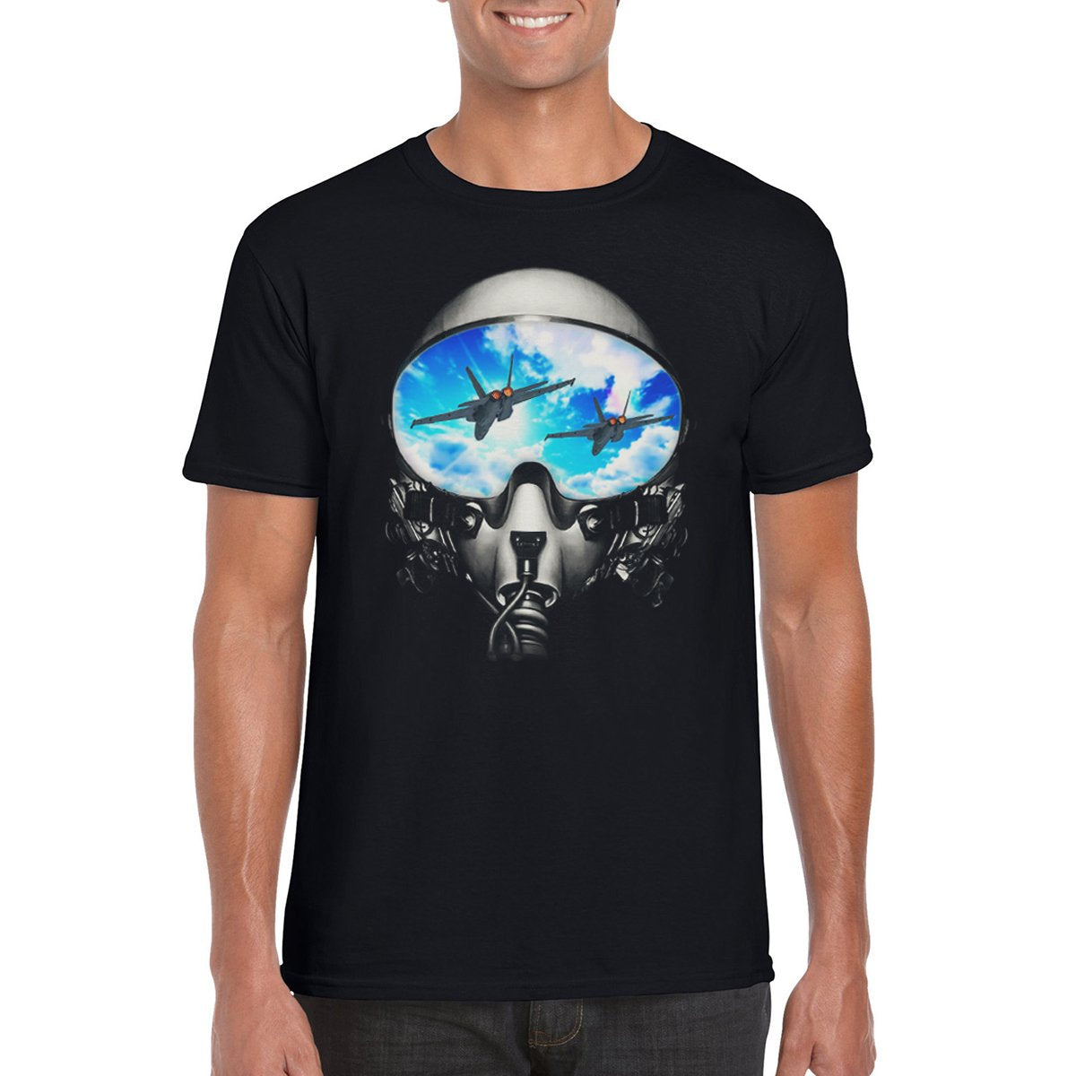 FIGHTER PILOT  Unisex Semi-Fitted T-Shirt