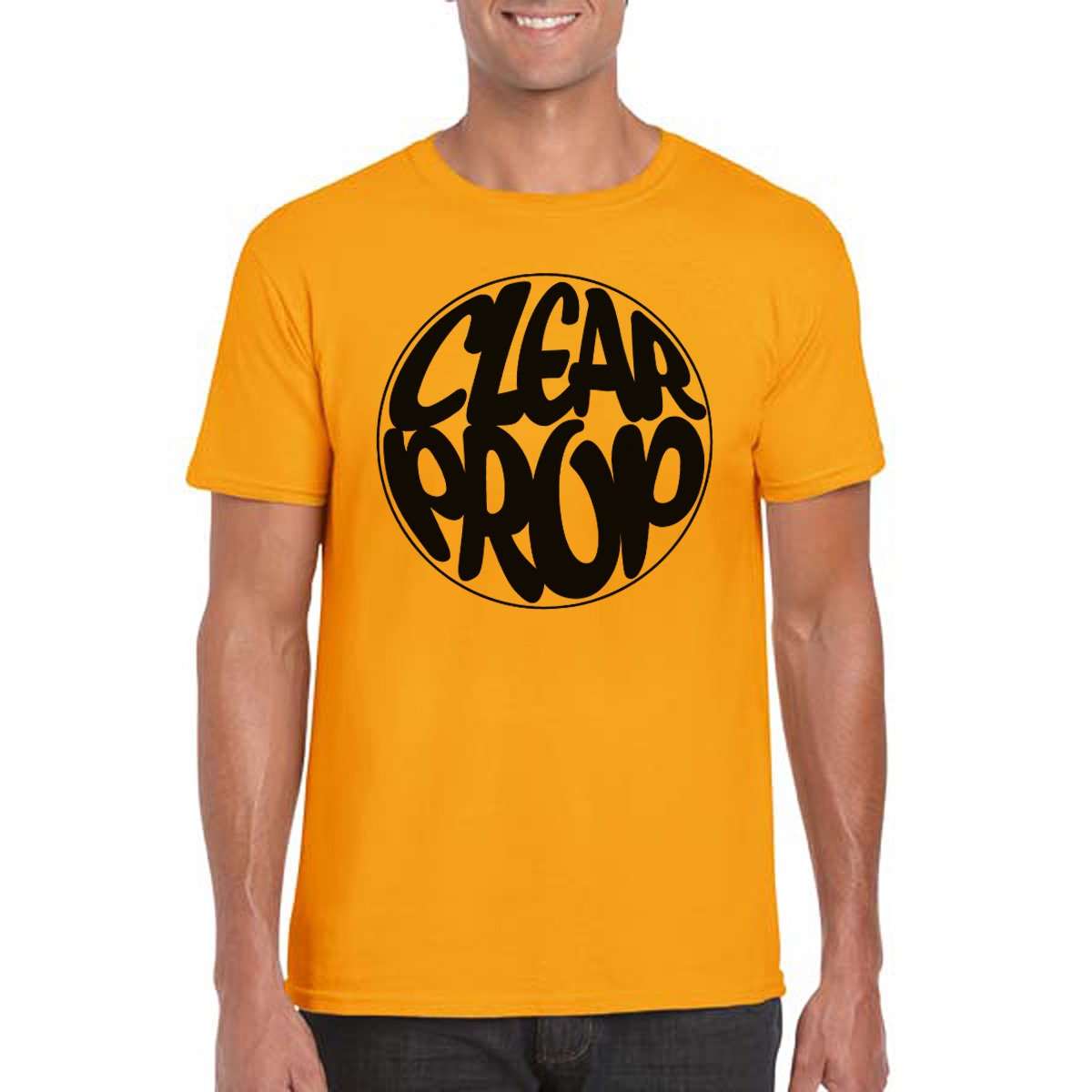 CLEAR PROP Semi-Fitted Unisex T-Shirt