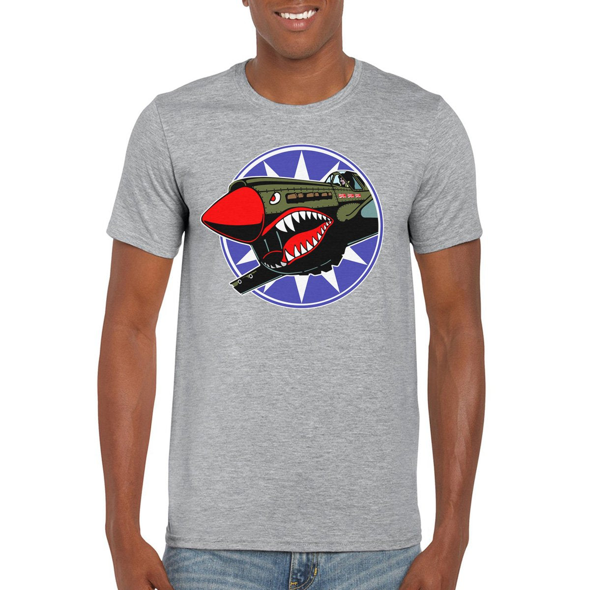 FLYING TIGERS Semi-Fitted Unisex T-Shirt