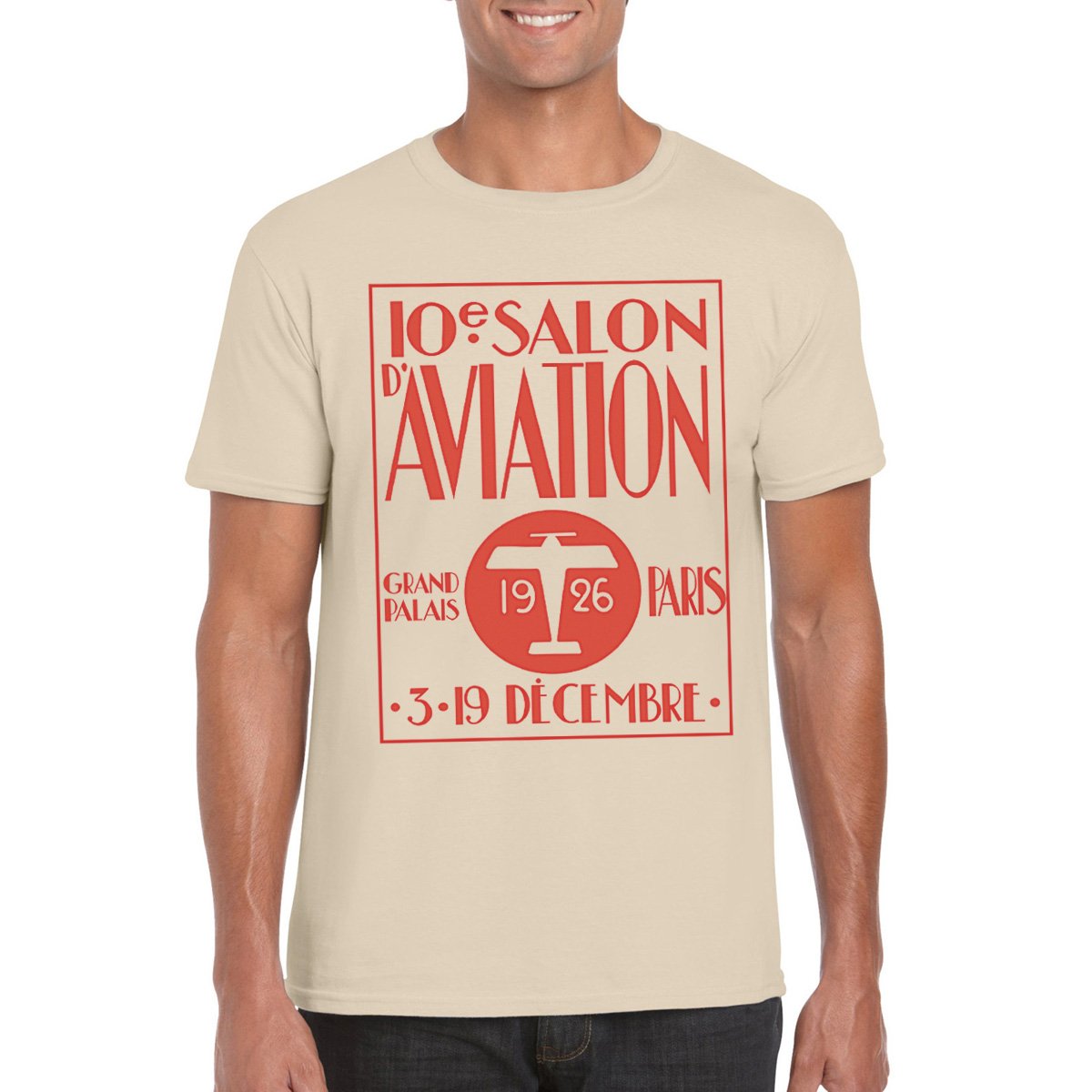 SALON D AVIATION Semi-Fitted Unisex T-Shirt