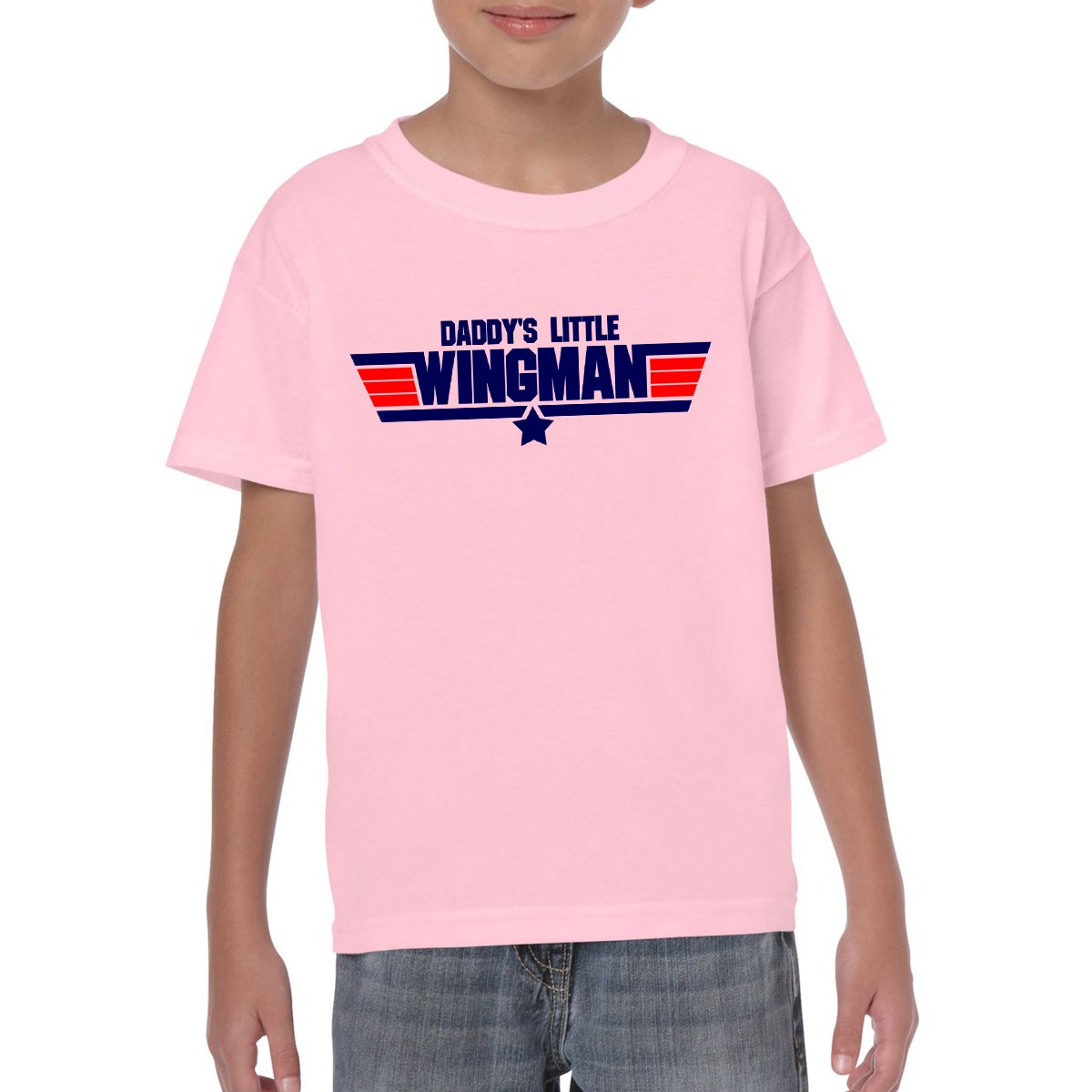 DADDY's LITTLE WINGMAN Youth Semi-Fitted T-Shirt