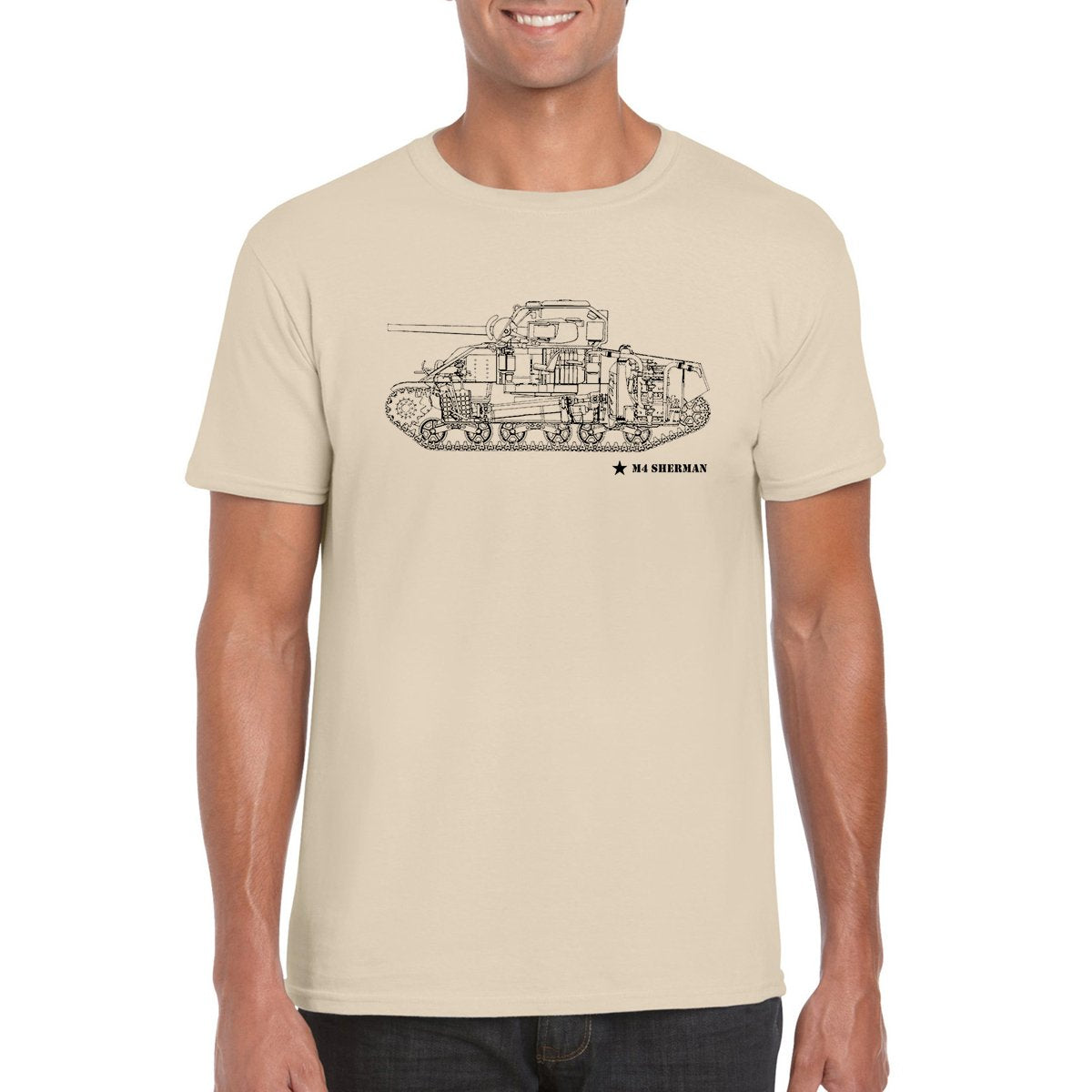 M4 SHERMAN Tank Unisex T-Shirt