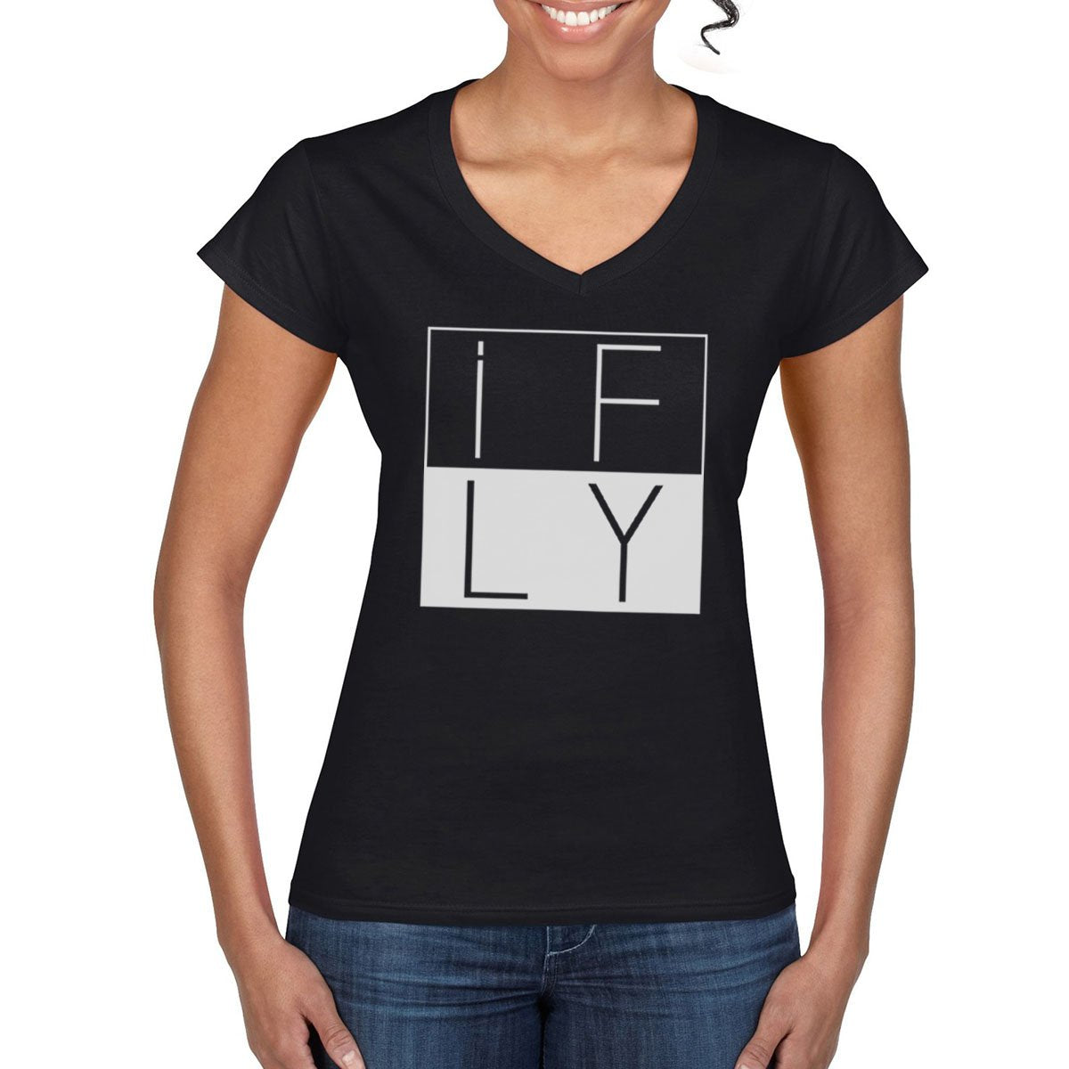 Women’s IFLY semi-fitted V-neck T-Shirt