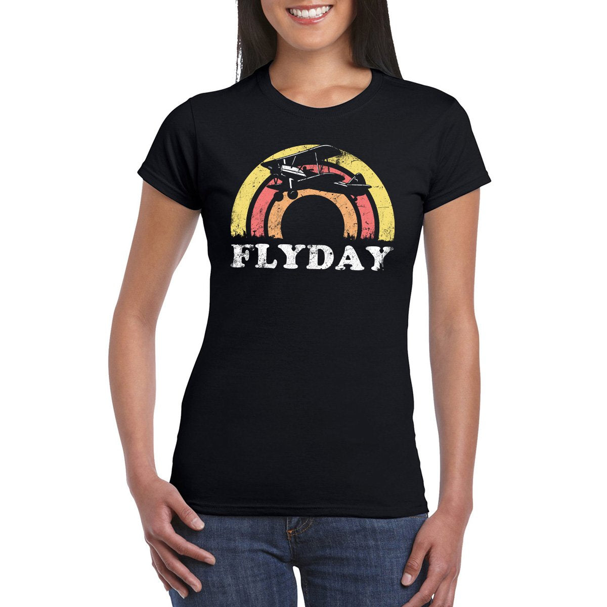 FLYDAY Semi-Fitted Women's T-Shirt