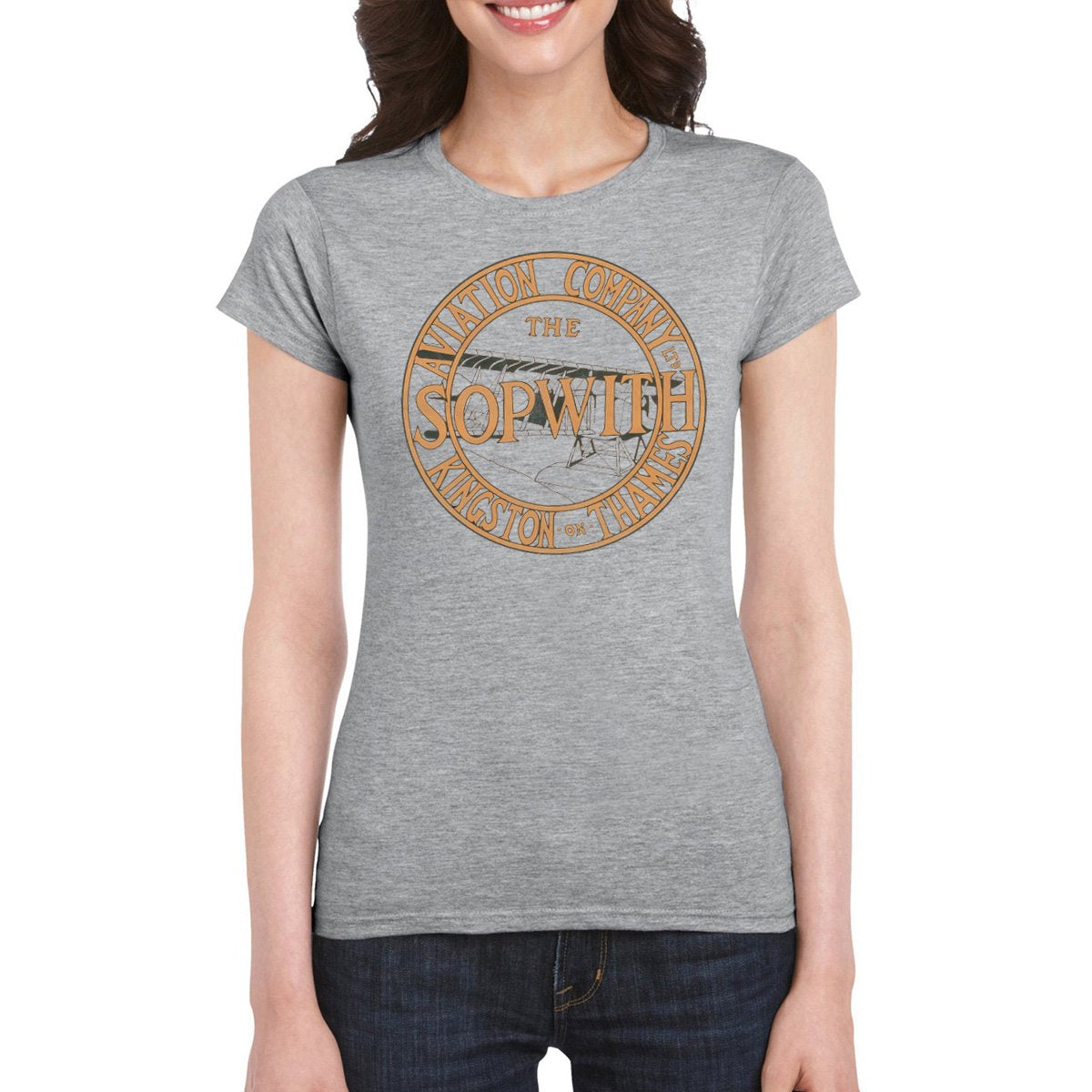 SOPWITH AVIATION COMPANY Semi-Fitted  T-Shirt