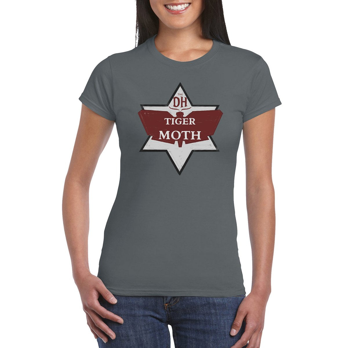 TIGERMOTH LOGO Vintage Women's T-Shirt