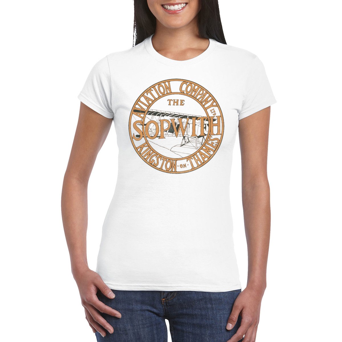 SOPWITH AVIATION COMPANY Semi-Fitted  T-Shirt