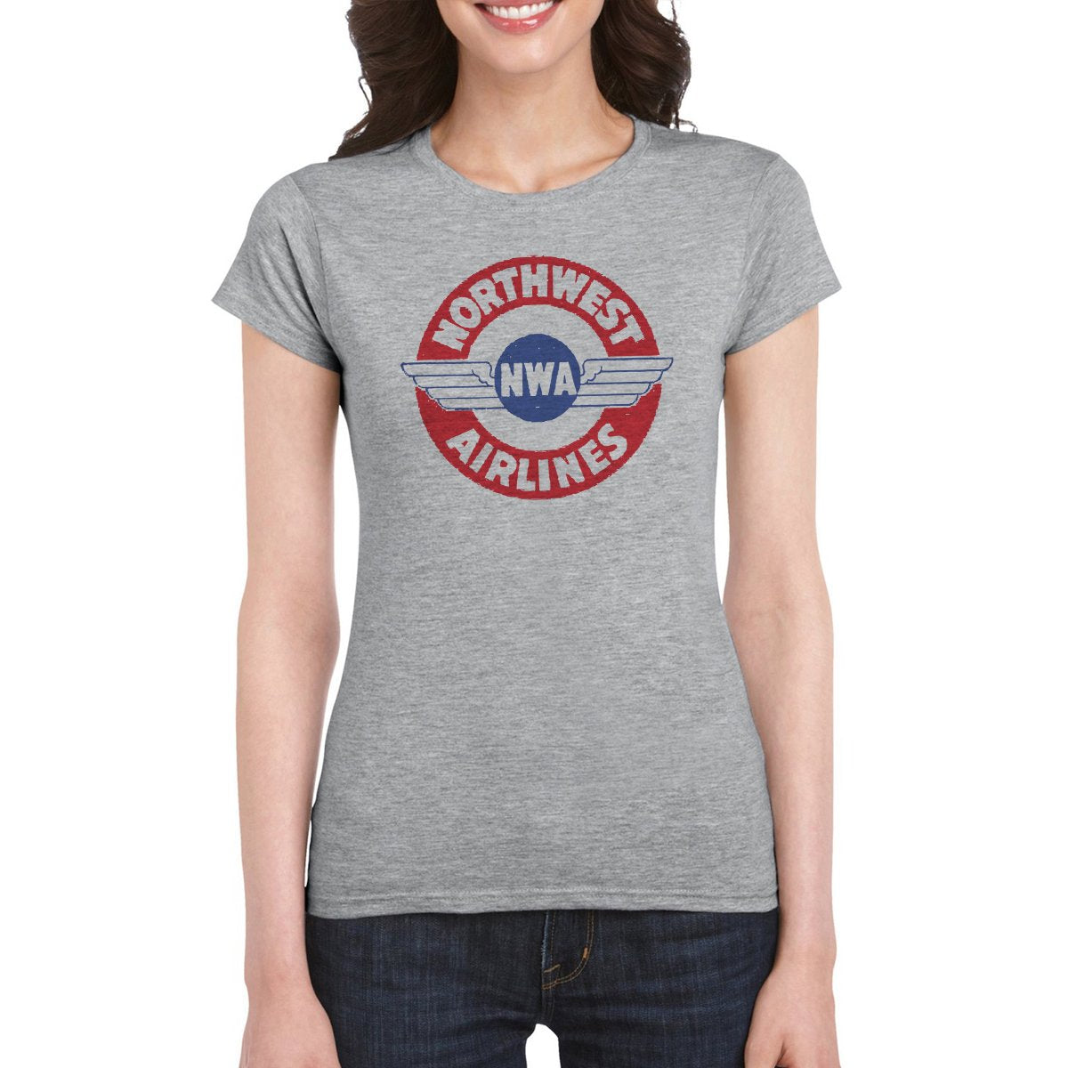 NORTHWEST AIRLINES LOGO Women's T-Shirt