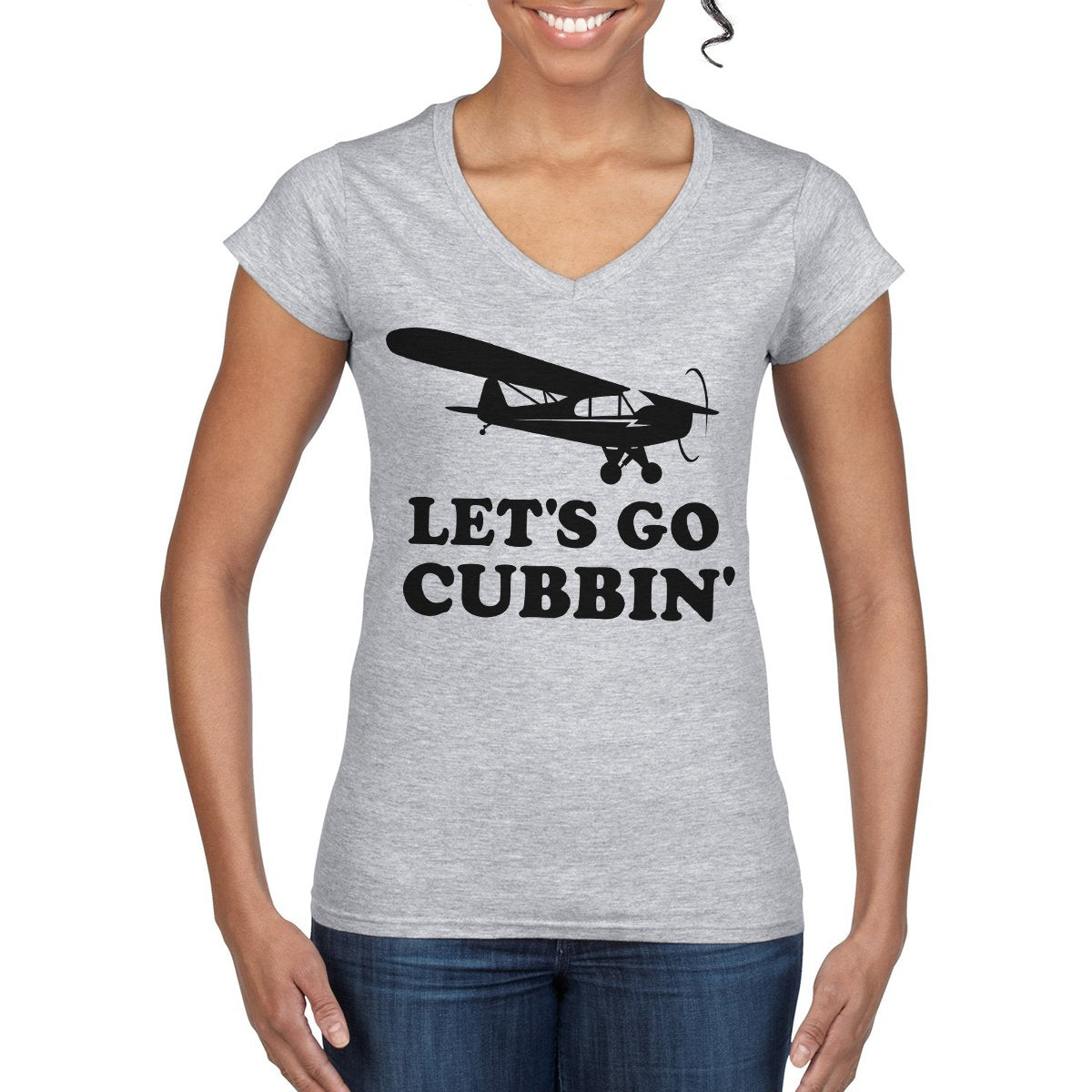 LET'S GO CUBBIN' Women's Semi-Fitted T-Shirt