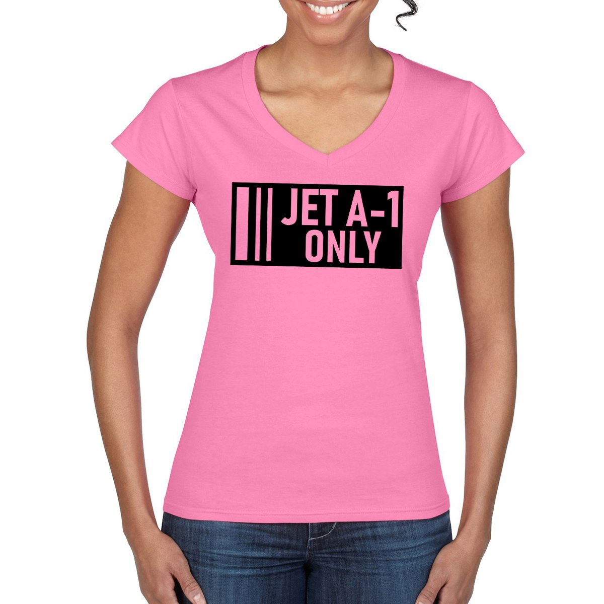 JET A-1 ONLY Women's Semi-Fitted T-Shirt