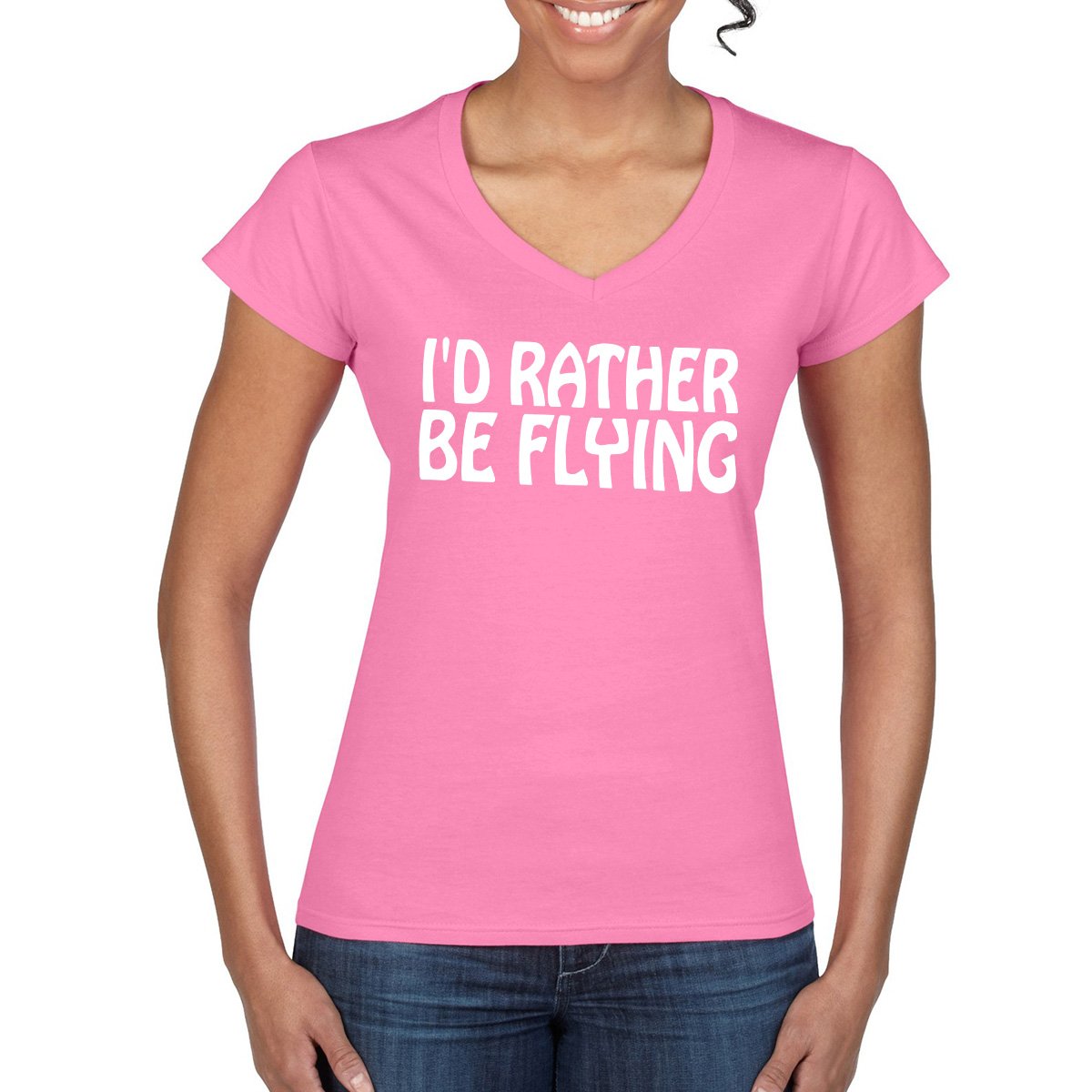 RATHER BE FLYING Women's Semi-Fitted T-Shirt